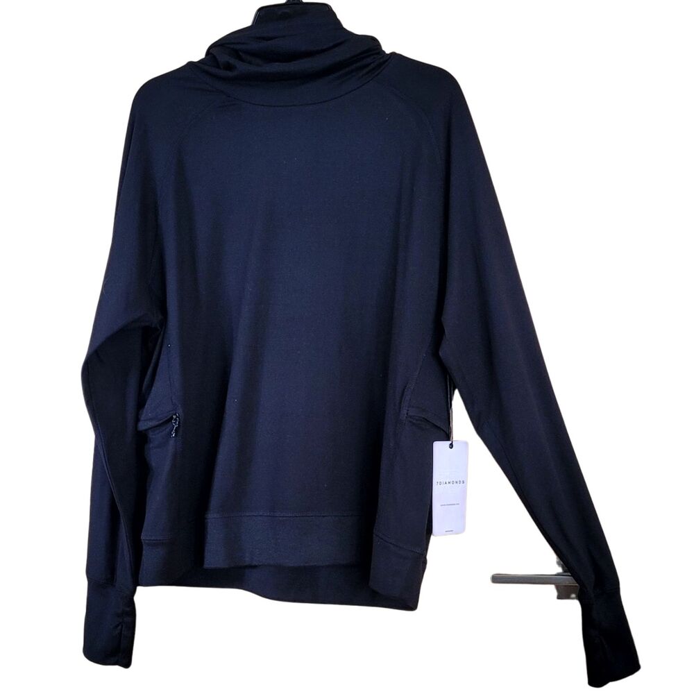 7Diamonds Core Performance Pullover Turtleneck Women's Black XL Long Sleeve